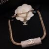 18K CC Diamonds Chain Necklace