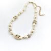 18K CC Pearl Diamonds Necklace