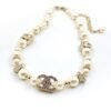 18K CC Pearl Diamonds Necklace