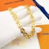 18K Louis Volt Curb Chain Necklace