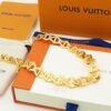18K Louis Volt Curb Chain Necklace