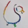 18K Louis Rainbow Ceramic Chain Necklace