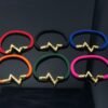 18K Louis Volt Upside Down Play Red Bracelet