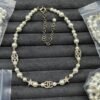 18K CC Pearls & Stars Necklace