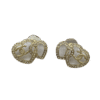 18K CC Heart Diamonds Earrings