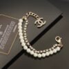 18K Pearls CC Chain Bracelet