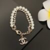 18K Pearls CC Chain Bracelet