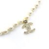 18K CC Diamonds Pearls Necklace