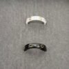 18K Double G Icon Black Corundum Ring