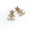 18K CC Star Diamond Earrings
