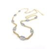 18K Crystal CC Chain Link Necklace