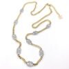 18K Crystal CC Chain Link Necklace