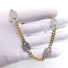 18K Crystal CC Chain Link Necklace
