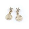 18K CC Star Vintage Earrings
