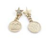 18K CC Star Vintage Earrings