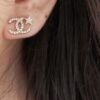 18K CC Star Earrings