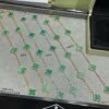 18K Vintage Alhambra Malachite 10 Motifs Necklace