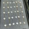18K Vintage Alhambra Pearl 10 Motifs Necklace