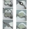 18K Vintage Alhambra Pearl 10 Motifs Necklace