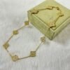 18K Vintage Alhambra Diamonds 10 Motifs Necklace