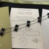 18K Vintage Alhambra Black 10 Motifs Clover Necklace