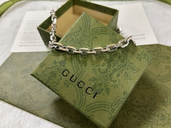 Double G Interlocking G Chain Necklace
