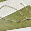 Double G Interlocking G Chain Necklace