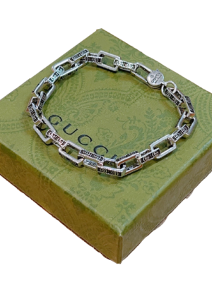 Double G Interlocking G Chain Bracelet