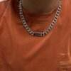 Double G Logo Enamel Chain Necklace