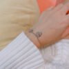 18K T Heart Tag Key Bracelet