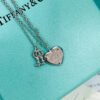 18K T Heart Tag Key Bracelet
