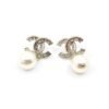18K CC Pearls Earrings