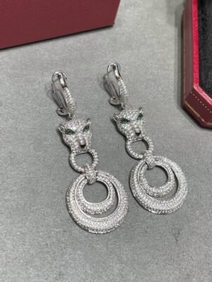 18k Panth¨¨re De Earrings