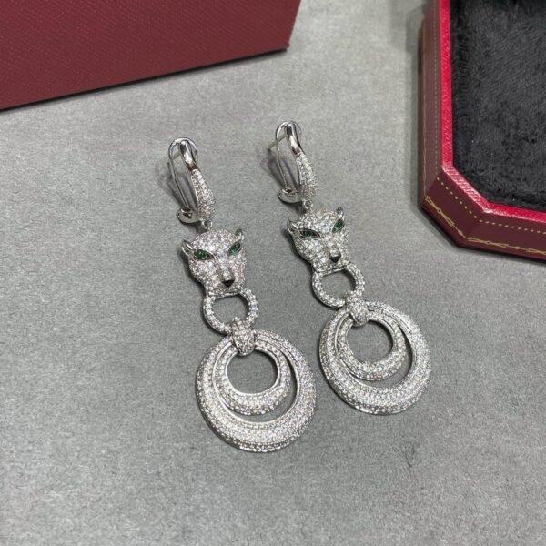 18k Panth¨¨re De Earrings