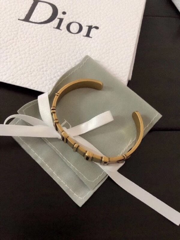 18K CD J¡¯adior Star Open Cuff Bracelet