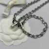 18K CD Lock Necklace