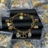 18K CD Vintage Crystals Bracelet