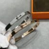 18K Kelly Small Model Diamond H Bracelet