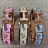18K Clic H Couvertures Blue Bracelet