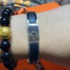 18K Jet Black H Bracelet