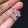 18K H Diamonds Necklace