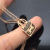18K Amulettes Kelly Black Diamonds H Necklace