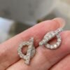 18K Finesse Diamond Stud H Earrings