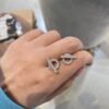 18K Finesse Diamond Stud H Earrings