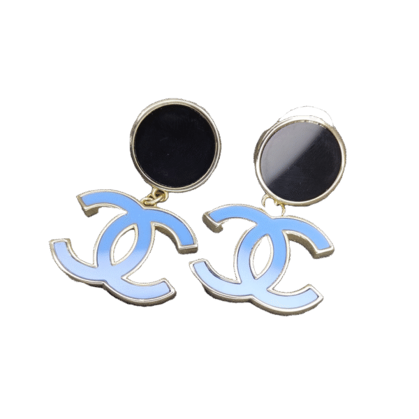 18K Classic Blue CC Dangle Earrings