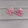 18K CC Pink Earrings