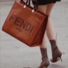 FI Sunshine Large Tote Bag Brown For Women, Handbags, Shoulder And Crossbody Bags 15.7in/40cm FF 8BH372ABVLF0PWZ