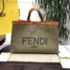 FI Peekaboo X-Tote Canvas Bag Khaki For Women, Handbags, Shoulder Bags 16.1in/41cm FF 8BH374