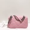 gg Marmont Small Matelass¨¦ Shoulder Bag Dusty Pink Matelass¨¦ Chevron For Women 10in/26cm gg ?443497 DTDIT 5729