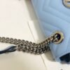 gg Marmont Matelass¨¦ Mini Bag Blue Sky Matelass¨¦ Chevron For Women 8.5in/22cm gg